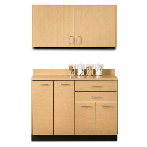 [824848] 48" Classic Laminate Upper & Lower cabinet set only 