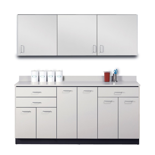 [827272] 72" Classic Laminate Upper & Lower cabinet set only 