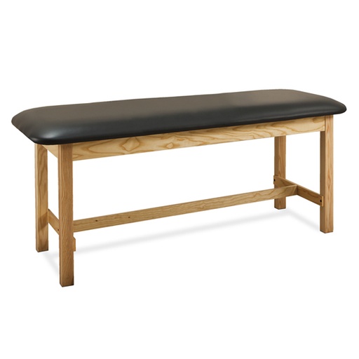 [100-24] 400# H-brace table 24" wide-Classic-FLAT TOP
