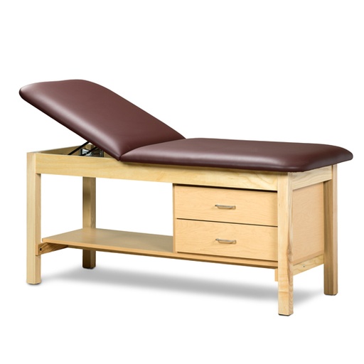 [1013-38] 400# 2 drawer table 30" wide & 78" long-Classic