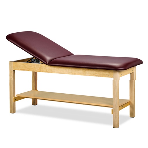 [1025-24-088] 500# Table w/ shelf 24" wide-Classic--FLAT TOP