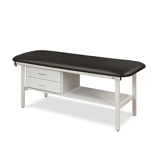 [3130-28] 3 drawer table 27" wide-Alpha-FLAT TOP 78" Long 