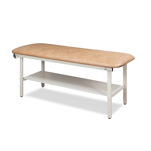 [3200-28] Table w/ shelf 27" wide-Alpha-FLAT TOP 78" Long 