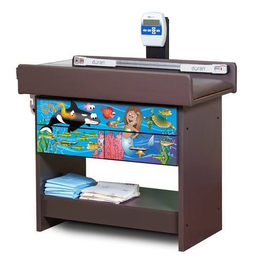 [78362] Ocean Commotion KD scale table with 2 drawers