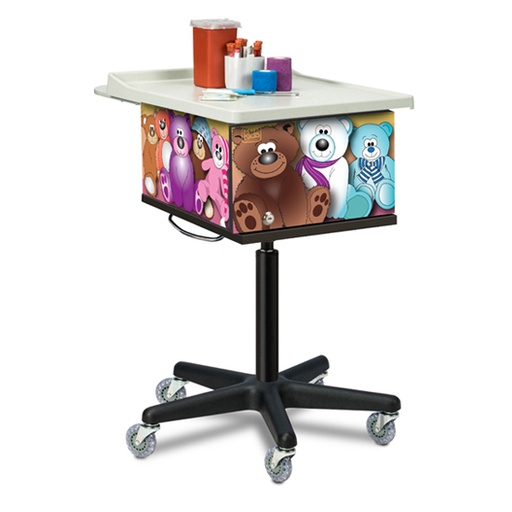 [67256] Totally Teddy phlebotomy cart