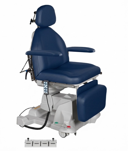 [70775DMBLRS] DRE Medical Milano D20 V2 Power Procedure Chair - Blue