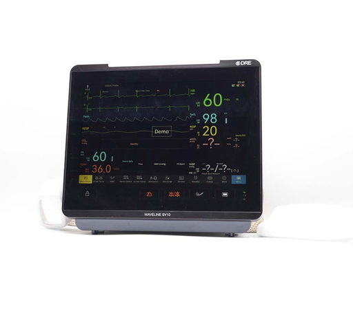 [7SV10CO2] DRE Medical Waveline SV10 w/Vitals & CO2 (Printer optional)
